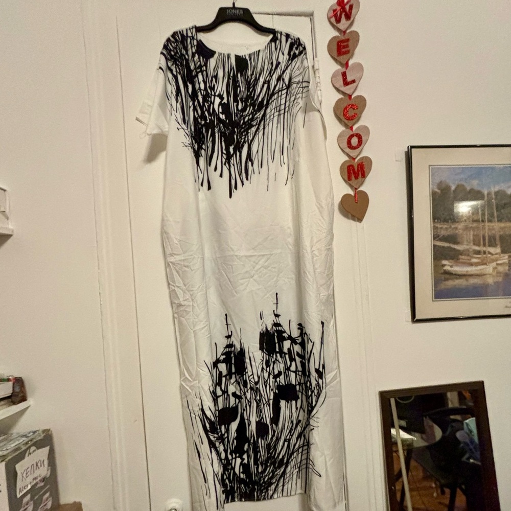 NEW African bubu dress with hair band